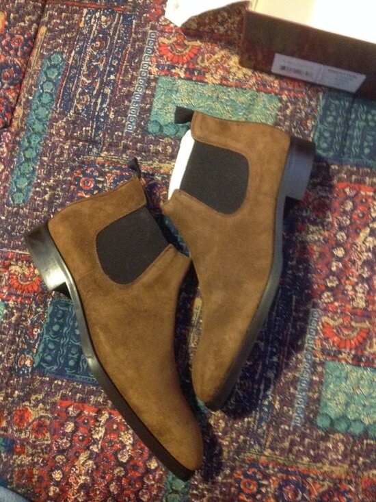To Boot New York Men\'s Brighton Brown Suede Chelsea Boots - Size 11M - NIB main image 6